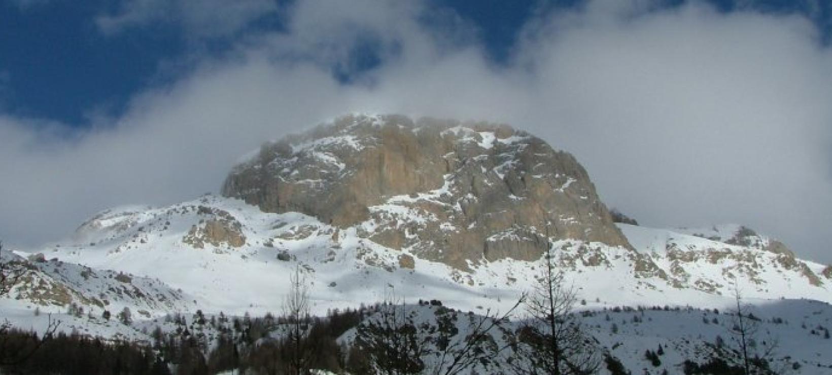 Meolans-Revel montagne enneigée