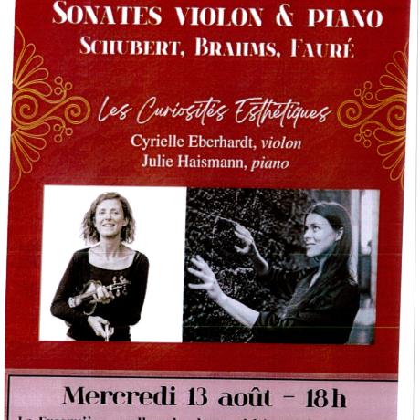 AFFICHE CONCERT 1308 CURIOSITES ESTHETIQUES