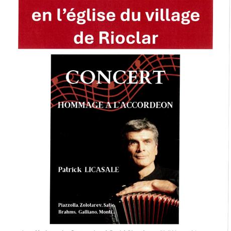 AFFICHE CONCERT ACCORDEON