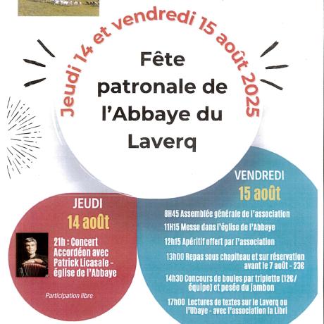 AFFICHE FETE DU LAVERQ