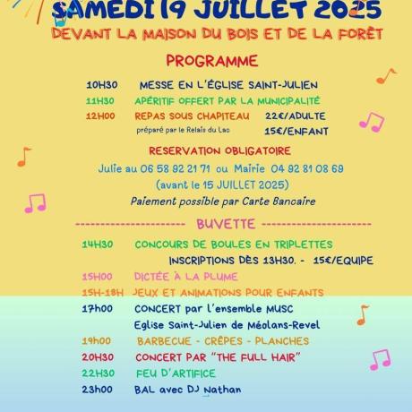 AFFICHE FETE DE MEOLANS-REVEL 19072025