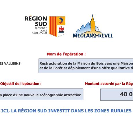 AFFICHE REGION SUBVENTION