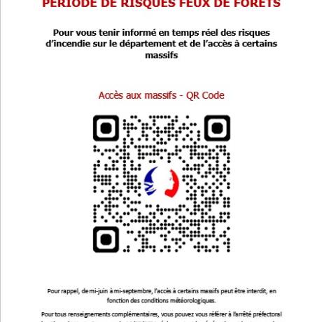 Accès aux massifs - QR Code