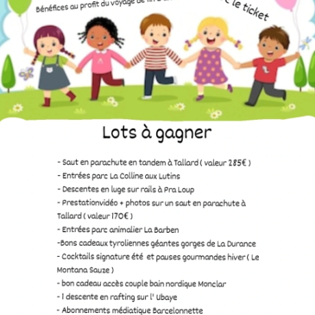 AFFICHE TOMBOLA