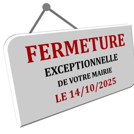 FERMETURE MAIRIE 14102025