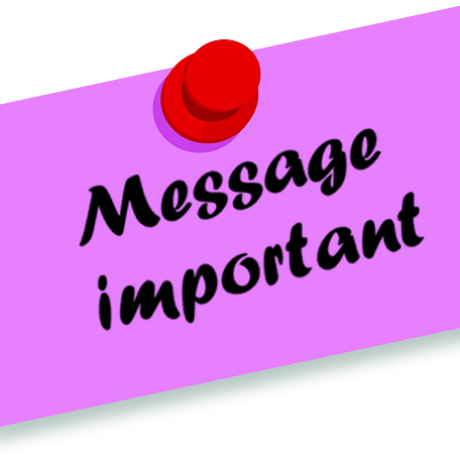 message important important message