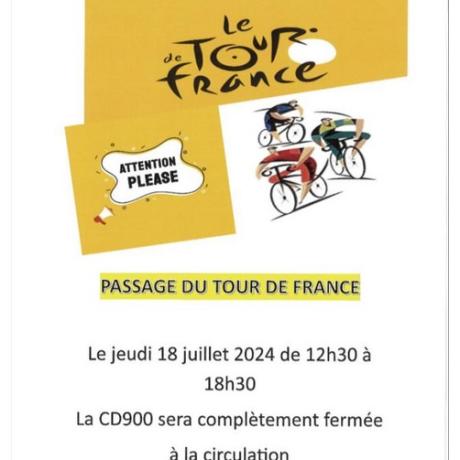 PASSAGE TOUR DE FRANCE 18072024