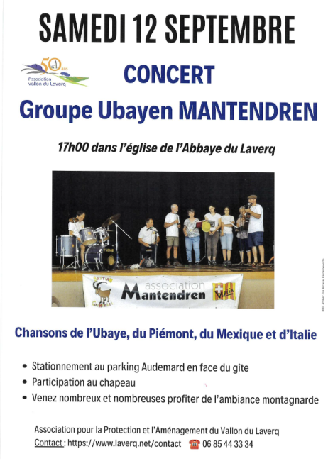 AFFICHE CONCERT MANTENDREN