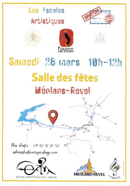 AFFICHE ESCALES ARTISTIQUES 28032026 DANSE