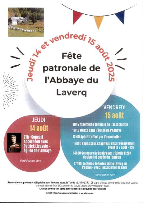 AFFICHE FETE DU LAVERQ