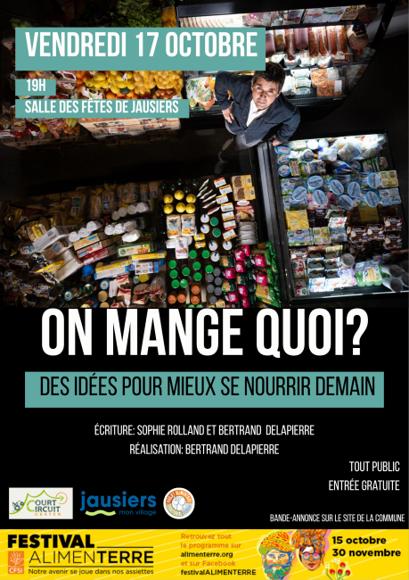 AFFICHE ON MANGE QUOI