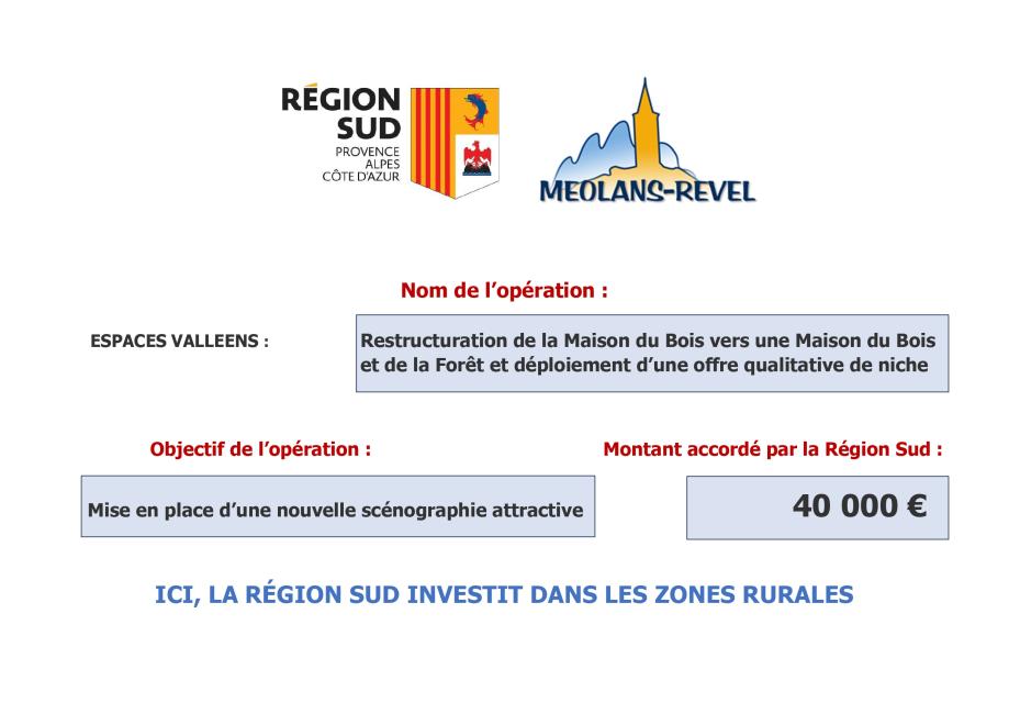 AFFICHE REGION SUBVENTION
