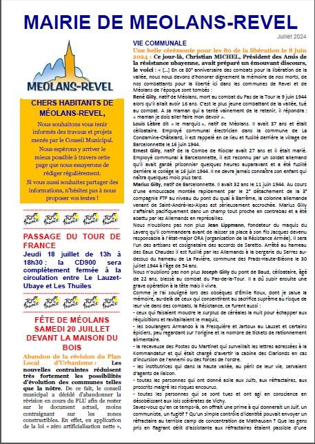 BULLETIN MUNICIPAL JUILLET 2024