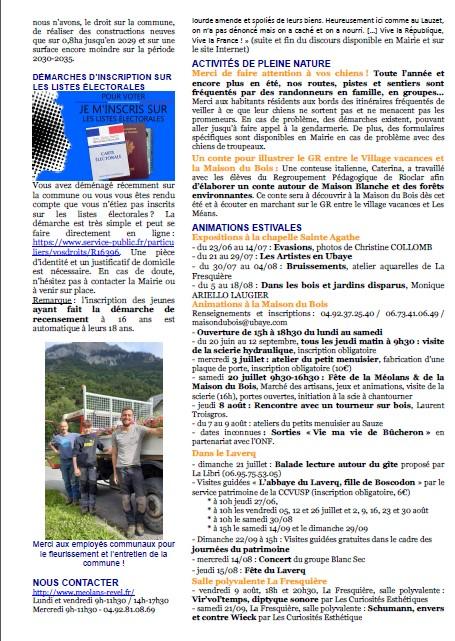 BULLETIN MUNICIPAL JUILLET 2024