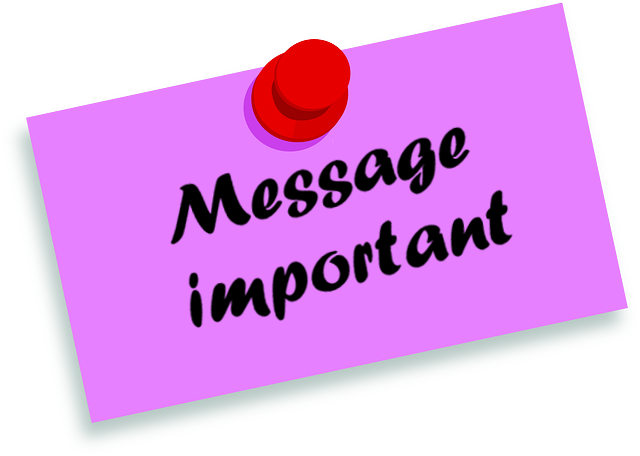 message important Message important