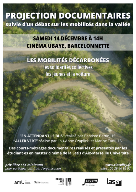 Affiche Rencontre citoyenne sur les mobilités en Ubaye Affiche Rencontre citoyenne sur les mobilités en Ubaye